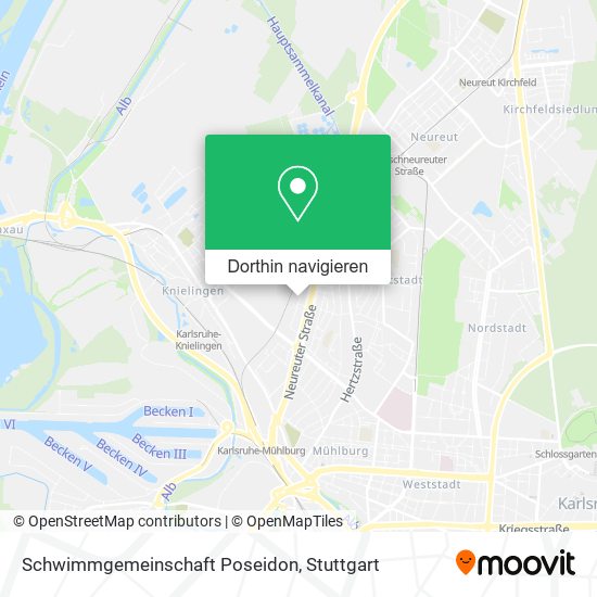 Schwimmgemeinschaft Poseidon Karte
