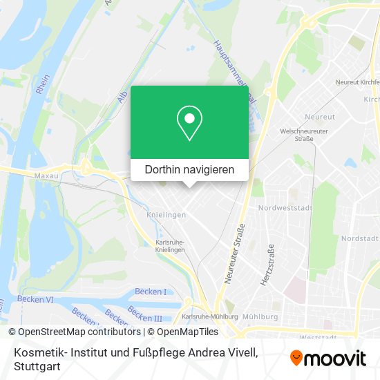 Kosmetik- Institut und Fußpflege Andrea Vivell Karte