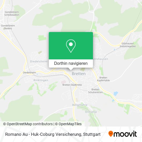 Romano Au - Huk-Coburg Versicherung Karte