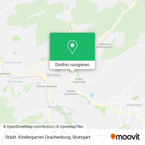 Städt. Kindergarten Drachenburg Karte