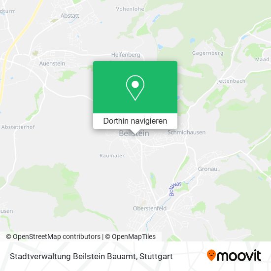 Stadtverwaltung Beilstein Bauamt Karte