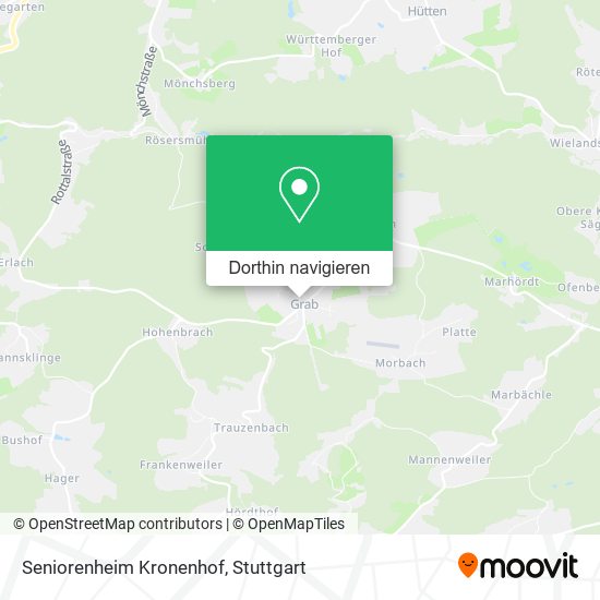 Seniorenheim Kronenhof Karte