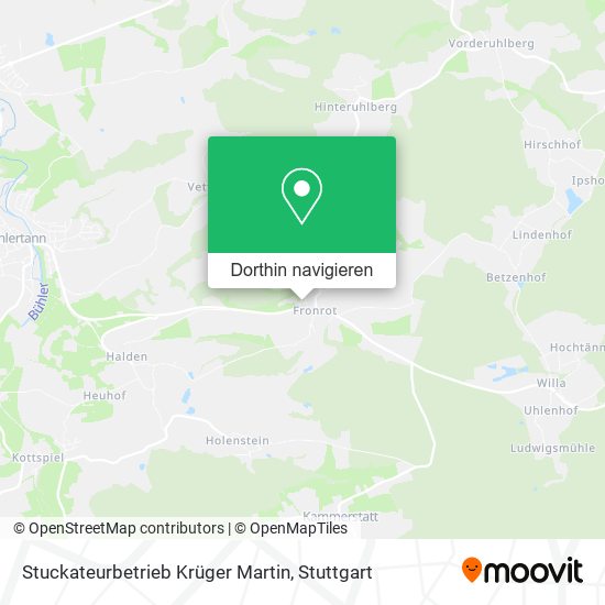 Stuckateurbetrieb Krüger Martin Karte