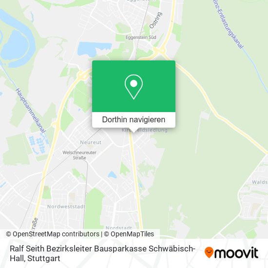 Ralf Seith Bezirksleiter Bausparkasse Schwäbisch-Hall Karte