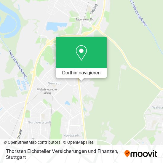 Thorsten Eichsteller Versicherungen und Finanzen Karte