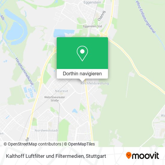 Kalthoff Luftfilter und Filtermedien Karte