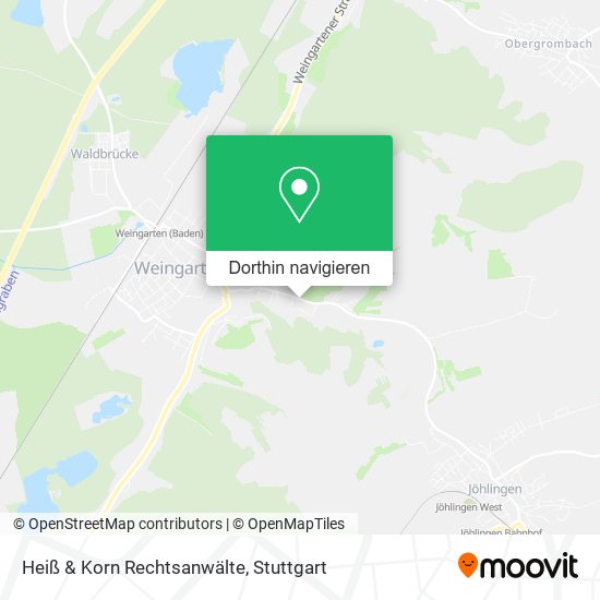 Heiß & Korn Rechtsanwälte Karte