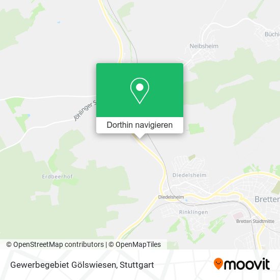 Gewerbegebiet Gölswiesen Karte