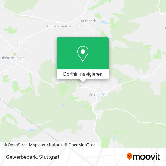 Gewerbepark Karte