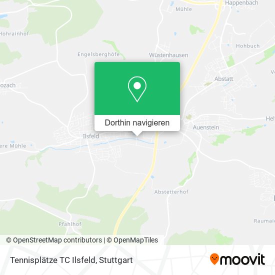 Tennisplätze TC Ilsfeld Karte