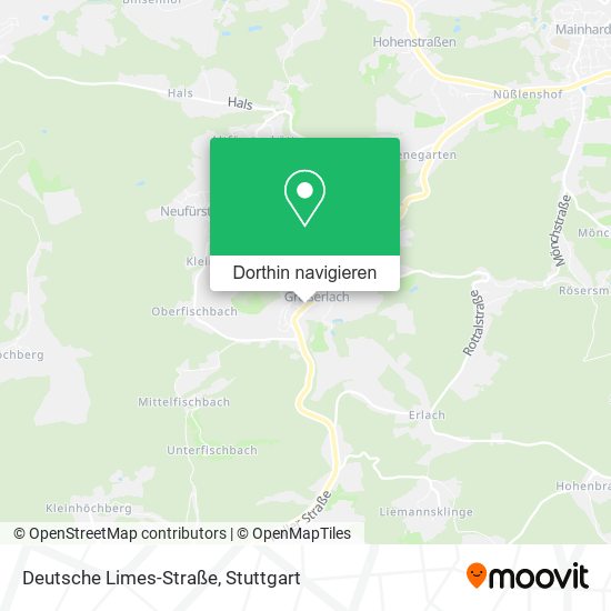 Deutsche Limes-Straße Karte