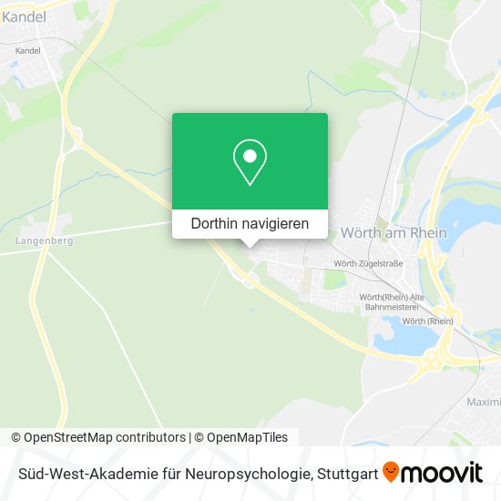 Süd-West-Akademie für Neuropsychologie Karte