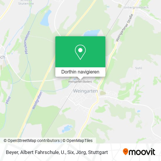 Beyer, Albert Fahrschule, U., Six, Jörg Karte