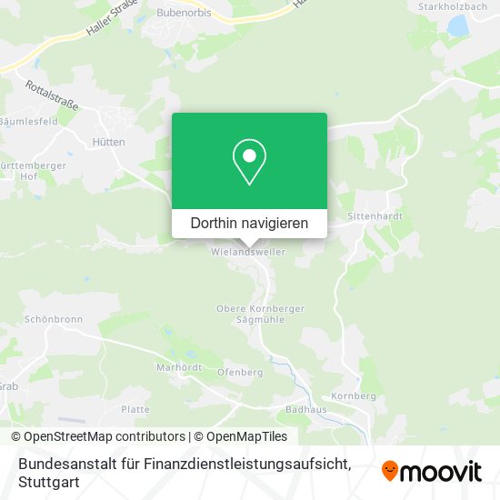 Bundesanstalt für Finanzdienstleistungsaufsicht Karte