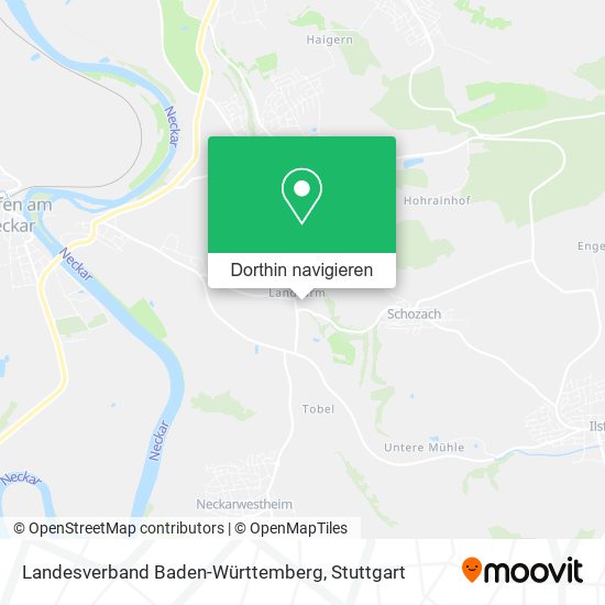 Landesverband Baden-Württemberg Karte