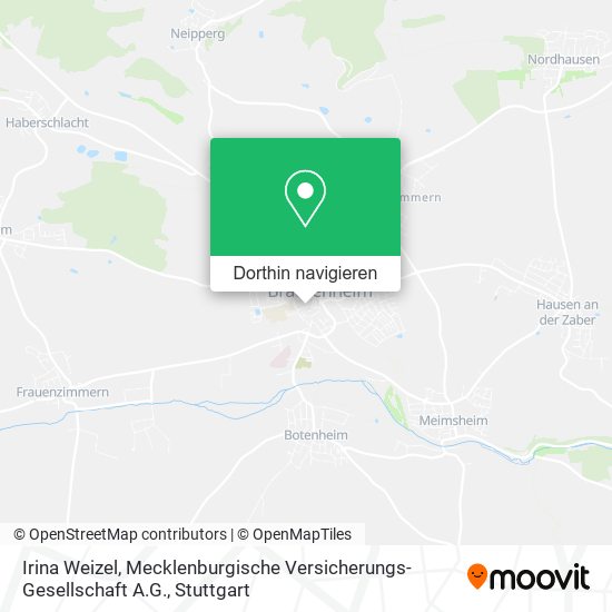 Irina Weizel, Mecklenburgische Versicherungs-Gesellschaft A.G. Karte