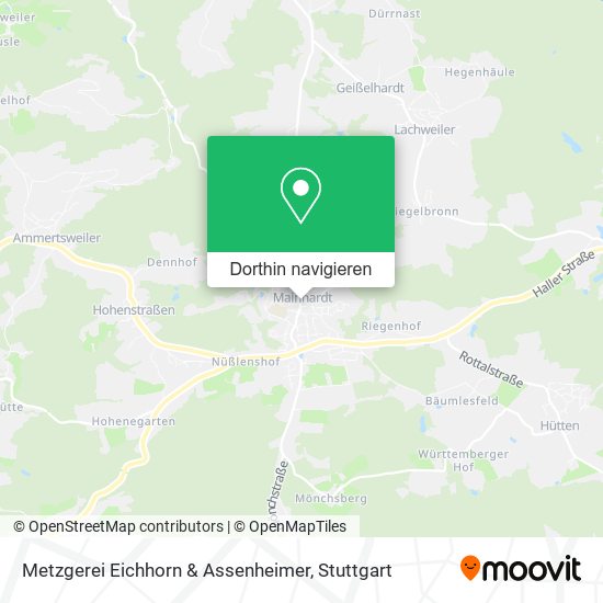 Metzgerei Eichhorn & Assenheimer Karte