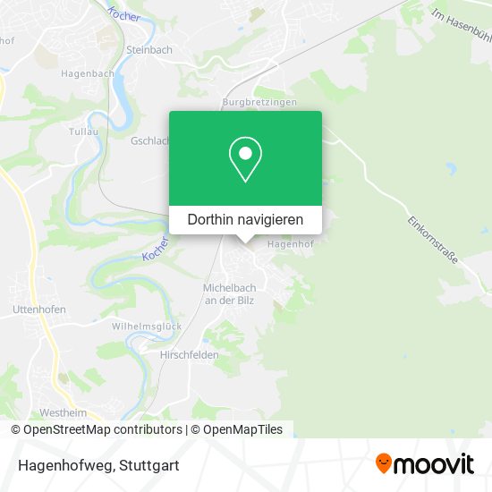Hagenhofweg Karte