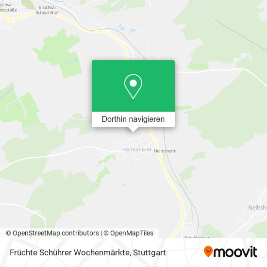 Früchte Schührer Wochenmärkte Karte