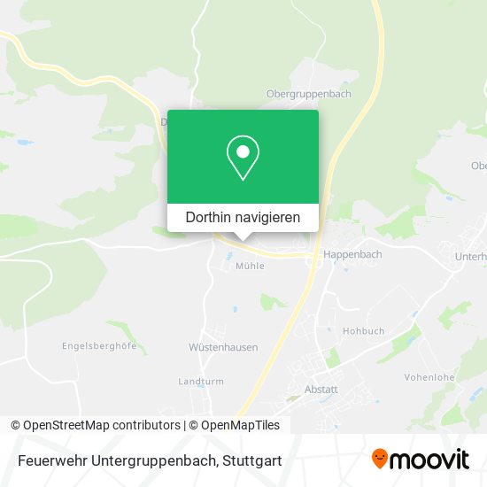 Feuerwehr Untergruppenbach Karte
