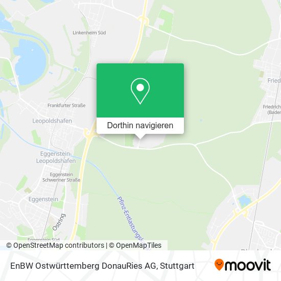 EnBW Ostwürttemberg DonauRies AG Karte