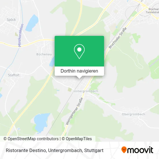 Ristorante Destino, Untergrombach Karte