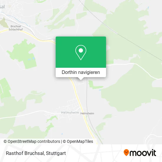 Rasthof Bruchsal Karte