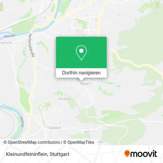 Kleinundfeininflein Karte