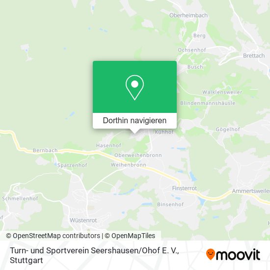 Turn- und Sportverein Seershausen / Ohof E. V. Karte