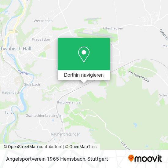 Angelsportverein 1965 Hemsbach Karte