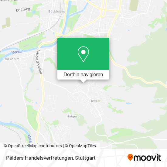 Pelders Handelsvertretungen Karte