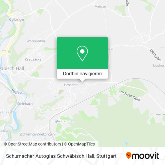 Schumacher Autoglas Schwäbisch Hall Karte