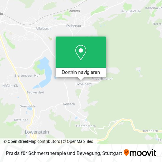 Praxis für Schmerztherapie und Bewegung Karte