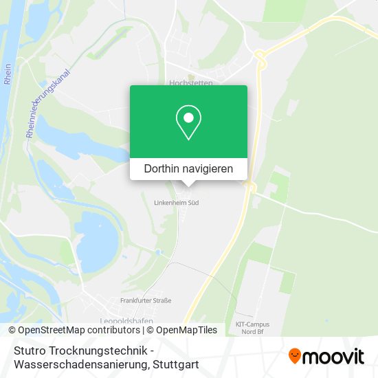 Stutro Trocknungstechnik - Wasserschadensanierung Karte