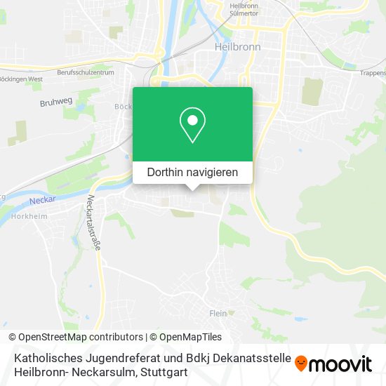 Katholisches Jugendreferat und Bdkj Dekanatsstelle Heilbronn- Neckarsulm Karte