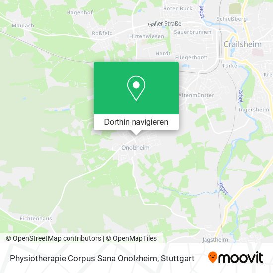 Physiotherapie Corpus Sana Onolzheim Karte