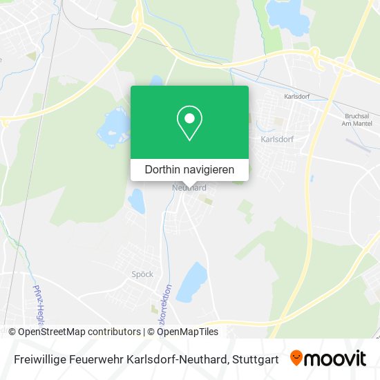 Freiwillige Feuerwehr Karlsdorf-Neuthard Karte