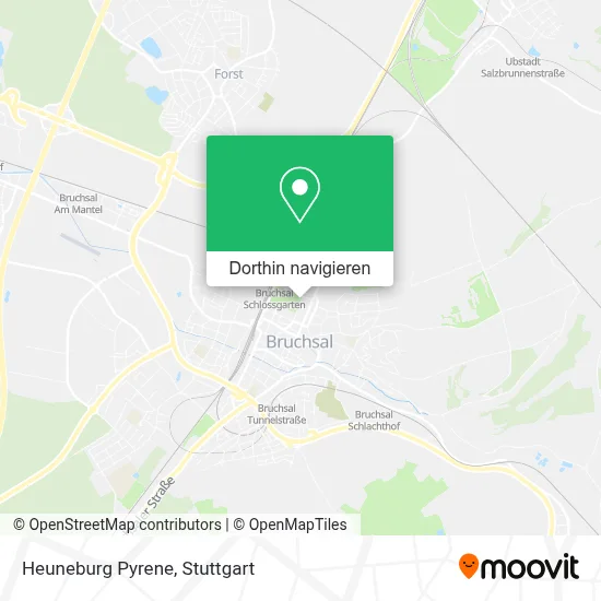Heuneburg Pyrene Karte