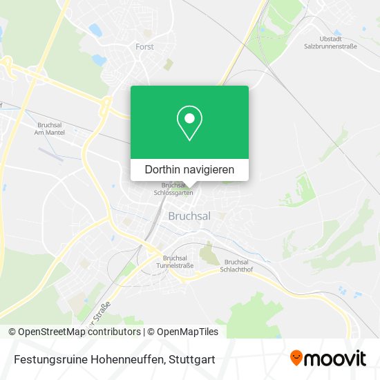 Festungsruine Hohenneuffen Karte