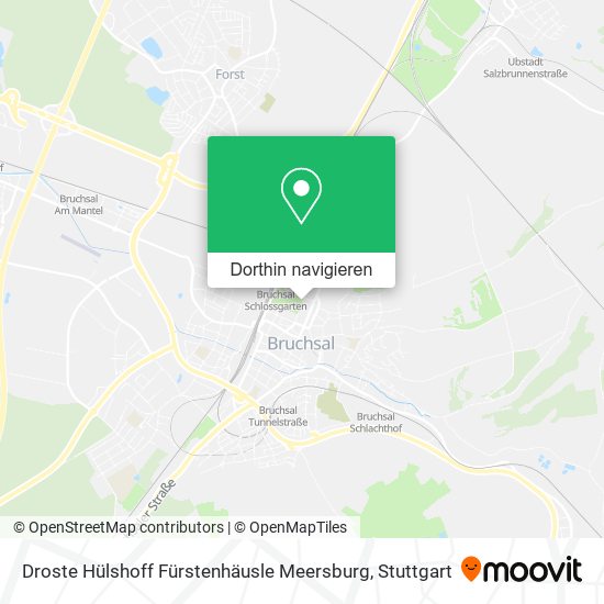 Droste Hülshoff Fürstenhäusle Meersburg Karte