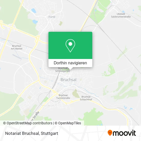 Notariat Bruchsal Karte