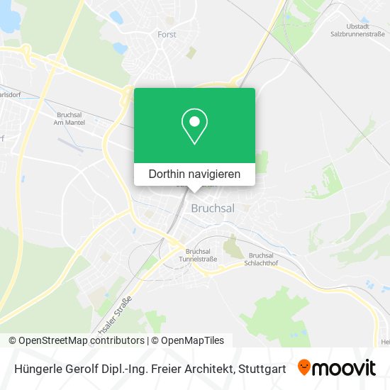 Hüngerle Gerolf Dipl.-Ing. Freier Architekt Karte