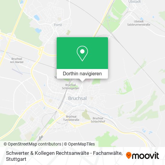 Schwerter & Kollegen Rechtsanwälte - Fachanwälte Karte