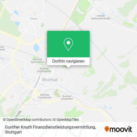 Gunther Knuth Finanzdienstleistungsvermittlung Karte