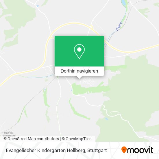 Evangelischer Kindergarten Hellberg Karte