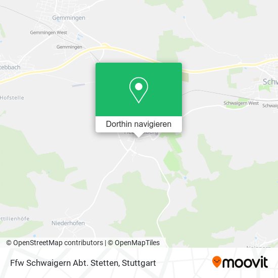 Ffw Schwaigern Abt. Stetten Karte