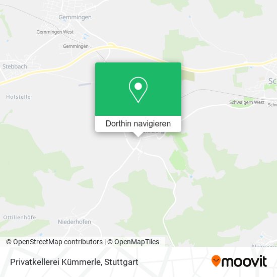 Privatkellerei Kümmerle Karte