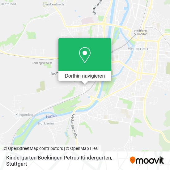 Kindergarten Böckingen Petrus-Kindergarten Karte
