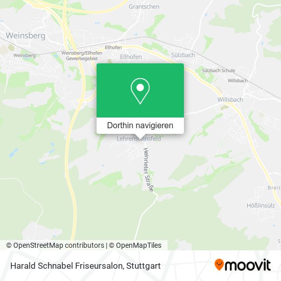 Harald Schnabel Friseursalon Karte