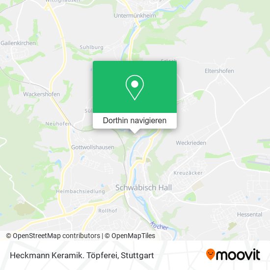 Heckmann Keramik. Töpferei Karte